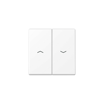 JUNG A Flow/A 550 Белый матовый Клавиша 2-ая жалюзийного выключателя с символами «стрелки» A595PWWM