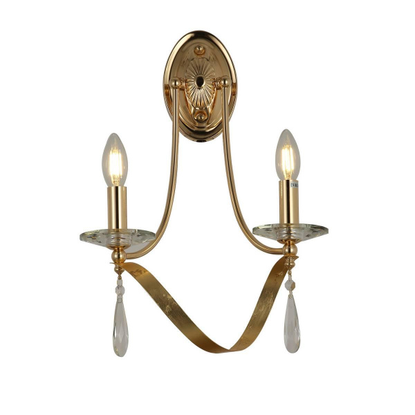 Evoluce SLE120211-02 Светильник настенный Французское золото E14 2*40W