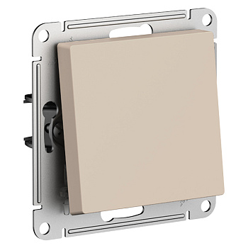 Systeme Electric AtlasDesign Песочный Переключатель 1-клавишный, сх.6, 10АХ, механизм