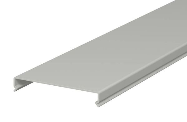 OBO Bettermann Крышка кабель-канала LKV 100 мм, ПВХ, серый 6178512