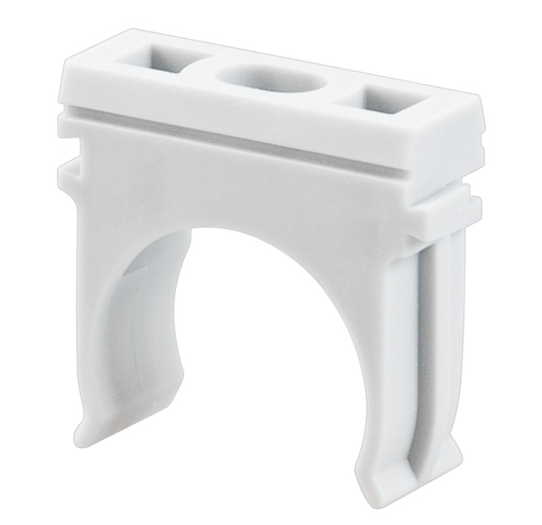 Крепеж-клипса для трубы ø 40 мм, серая (30 шт./уп.) Rexant 28-0140-2