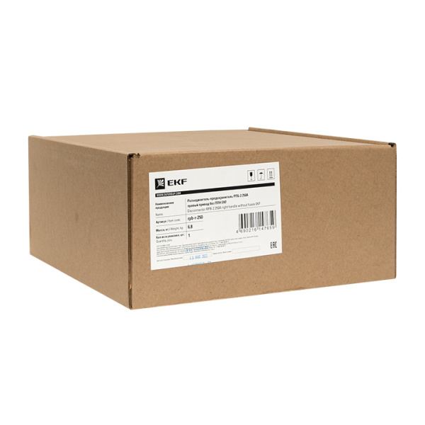 Купить Разъединитель-предохранитель РПБ-2 250А правый привод без ППН EKF Basic rpb-r-250