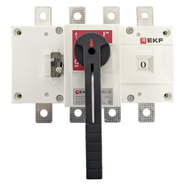 Купить EKF Рубильник-выключатель 250A 4P c рукояткой управления для прямой установки PowerSwitch