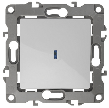 ЭРА 12-1102-01 Выключатель с подсветкой, 10АХ-250В, IP20, 12, белый