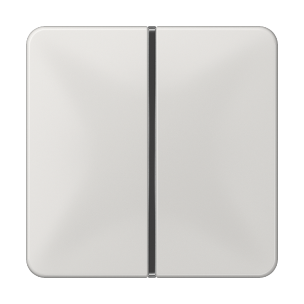 JUNG 1-клавишная накладка для пульта КNX, светло-серая, для серии CD CD401TSALG