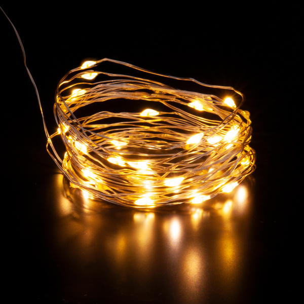 Купить Eurosvet Гирлянда Нить 400-007 теплый белый 5м IP20 a056042