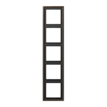 JUNG LS 990 Латунь Antik Рамка 5-ая ME2985AT