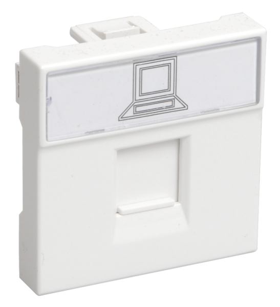 Купить IEK PRIMER Розетка информационная RJ-45 UTP кат.5e, 2 модуля. РКИ-20-00-П