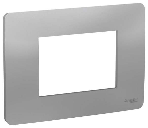 Купить SE Unica Modular Алюминий Рамка 3-модульная NU210330