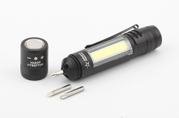 Купить ЭРА MB-702 Фонари АР АРМИЯ РОССИИ универсальный Сапер [COB 1,5Вт, алюм, отвертки, магнит, клипса, 1хААА] Б0030200