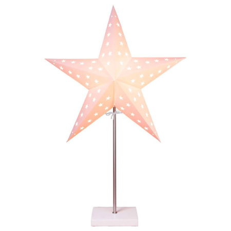 Eglo 233-06 Светильник STAR DOT, 1X25W, (E14) 220V, 43х65 см, картон, белый, дерево, белый, металл, сереб