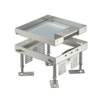 OBO Bettermann Кассетная рамка RKSN2 номинальный размер 4, 200x200 мм (напольный люк, нержавеющая сталь) 7409208