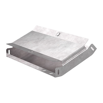 Промрукав Угол вертикальный внутренний 45 градусов с крышкой Стандарт 400х50 PR16.0592