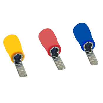 КЭАЗ Наконечник штыревой плоский НШпИ OptiKit T-Shp-PVC-0,5-1,5(100шт)