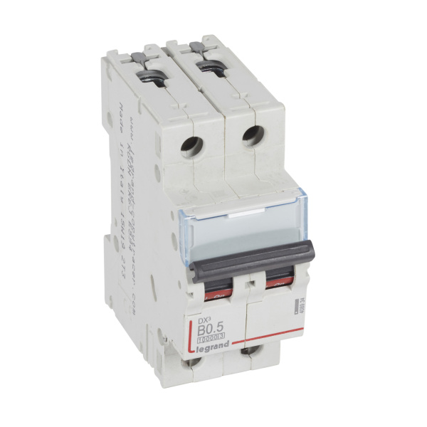 Legrand DX3 Автоматический выключатель 2P 0,5A (B) 10kA/16kA 408934