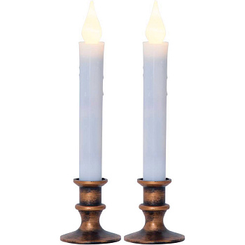 Eglo 063-64 Светильник METTE 2X0,06W (LED), 3,V, 6х23см,белый, пластик, бронзовый 4x АА (не в ко