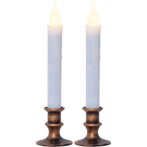 Eglo 063-64 Светильник METTE 2X0,06W (LED), 3,V, 6х23см,белый, пластик, бронзовый 4x АА (не в ко