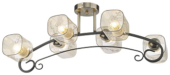 Velante 212-507-06, Светильник потолочный E27,6x40W