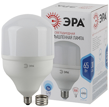 ЭРА LED POWER T160-65W-4000-E27/E40 (диод, колокол, 65Вт, нейтр, E27/E40)