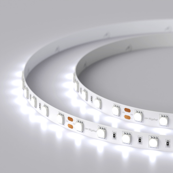 Купить Arlight Светодиодная лента RT 2-5000 24V Cool 8K 2x (5060, 300 LED, LUX) (14.4 Вт/м, IP20) 013757(1)