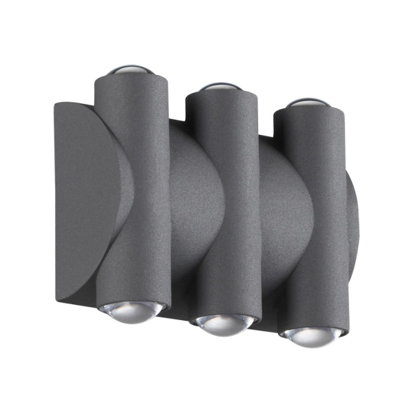 Novotech 358567 STREET NT21 000 темно-серый Ландшафтный настенный светильник IP54 LED 4000K 6W 85-265V CALLE