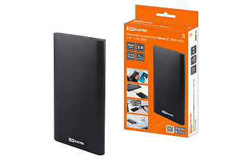 TDM Внешний аккумулятор "Юкон 2", 8000 mAh, 2 А, 1 USB, SQ1703-0002