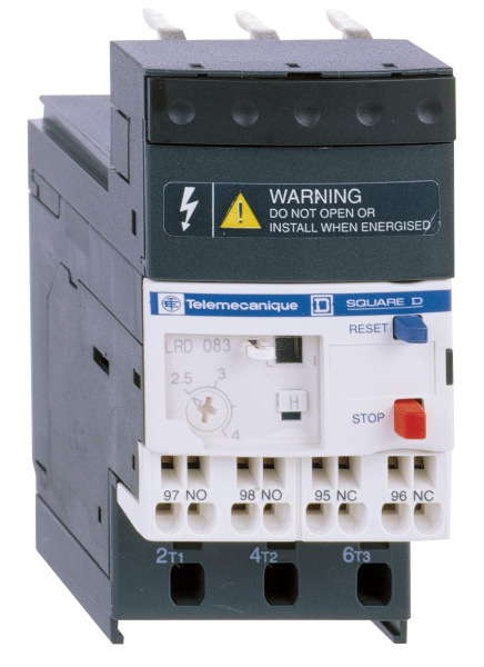 Купить SE Contactors D Thermal relay D Тепловое реле перегрузки 2,5-4A Class 10 пружинный зажим LRD083
