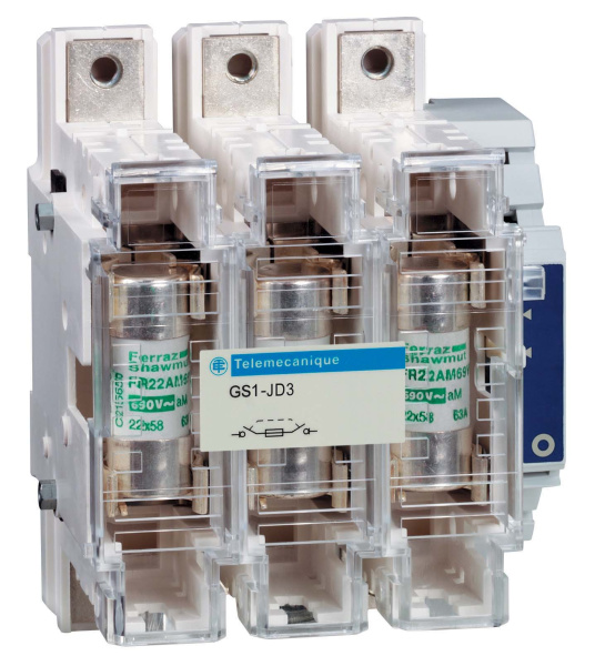 Купить SE Выключатель/разъеденитель/предохранитель 3x100A 22х58 GS1JD3