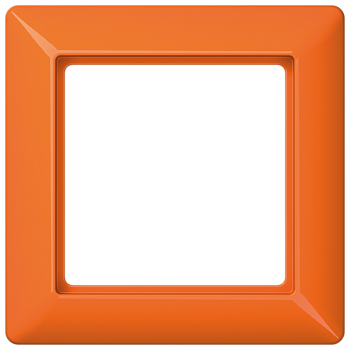 JUNG AS 500 Оранжевая Рамка 1-ая ударопрочная AS581BFO