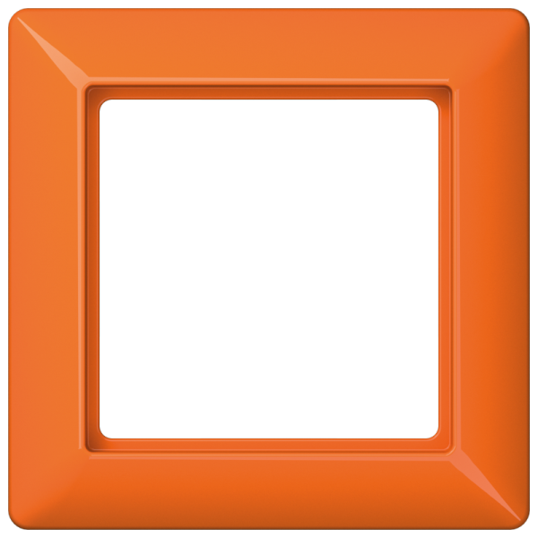 JUNG AS 500 Оранжевая Рамка 1-ая ударопрочная AS581BFO