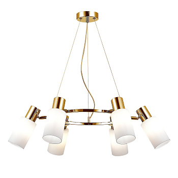 Evoluce SLE1139-103-06 Люстра подвесная Хром/Белый E14 6*60W