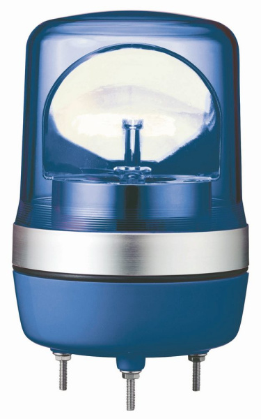 Купить SE Лампа маячок вращающийся синяя 24В AC/DC 106мм XVR10B06