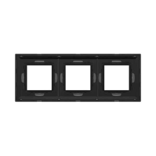 Купить DKC Рамка из металла, "Avanti", темно-серая, 3 поста (6 мод.)