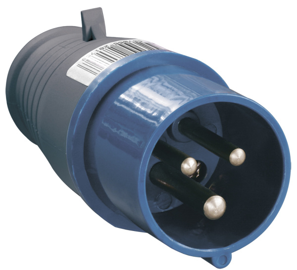 IEK Вилка 013 2Р+РЕ 16А 220В IP44