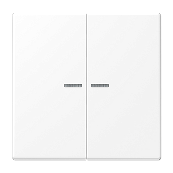 JUNG LS 990 Белый матовый Клавиша 2-ая с подсветкой LS995KO5WWM