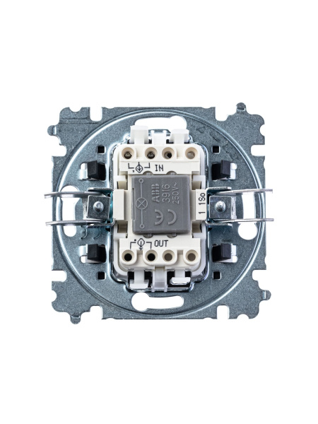 Купить ABB EPJ Levit белый / ледяной Выключатель 1-клавишный с подсветкой 2CHH590146A6001