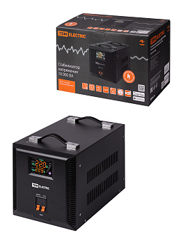 TDM Стабилизатор напряжения БСР1-10,0 кВА электронный переносной SQ1201-0038