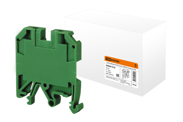 TDM Зажим наборный ЗНИ-2,5мм2 (JXB25А) зеленый SQ0803-0129