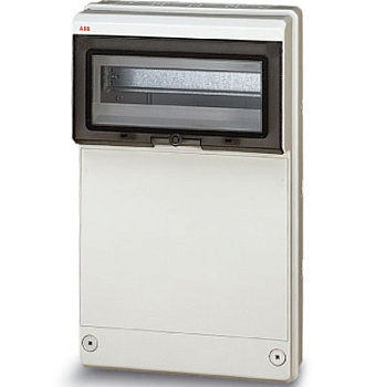 ABB Бокс с глухой передней стенкой 275х445х140 на 12М серый 13205