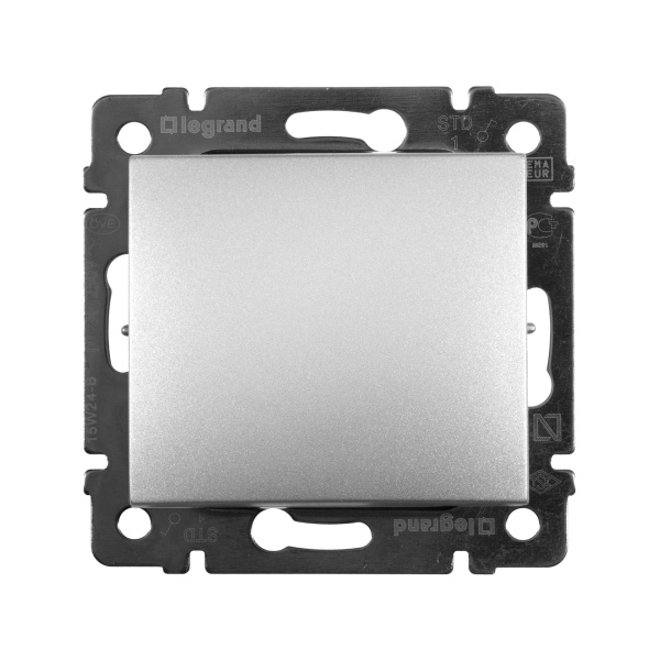 Купить Legrand Valena Алюминий Выключатель 1-клавишный 770101