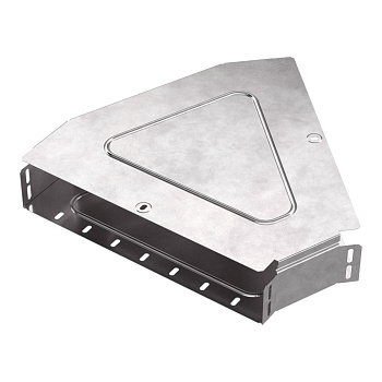 Промрукав Угол горизонтальный 45 градусов с крышкой Стандарт 400х80 PR16.0614