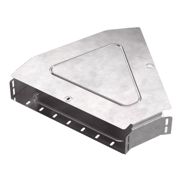 Промрукав Угол горизонтальный 45 градусов с крышкой Стандарт 400х80 PR16.0614