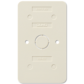 JUNG Плата монтажная огнестойкая для установки сдвоенных АР-розеток на горючей поверхности 328-622