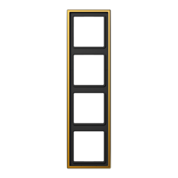 JUNG LS 990 Золото Рамка 4-ая LS984GGO