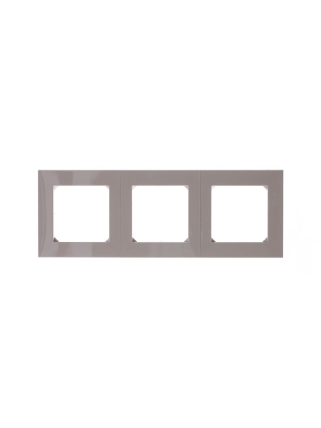 Купить ABB EPJ Levit кофе макиато / белый Рамка 3 поста, 2CHH015030A6018