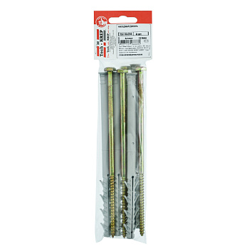 Tech-Krep Фасадный дюбель TSX 10х200  (4 шт)- пакет 127604