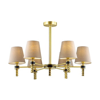 Lumion 4429/6C LN20 220 античная латунь, бежевый Люстра потолочная E14 6*40W 220V MONTANA