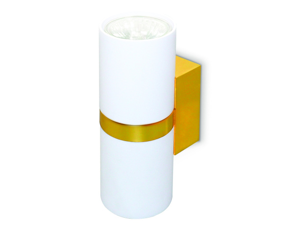 Ambrella Настенный светильник FW242/2 WH/GD белый/золото GU10*2 max 12W 155*60*76