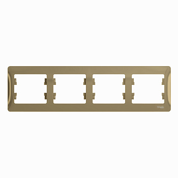 Systeme Electric Glossa Титан Рамка 4-ая, горизонтальная