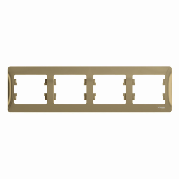 Systeme Electric Glossa Титан Рамка 4-ая, горизонтальная